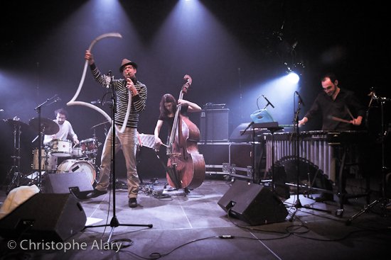 Fanny Lasfargues CONTREBASSE, Yoann Durant SAXOPHONES, Stéphan Caracci (…)