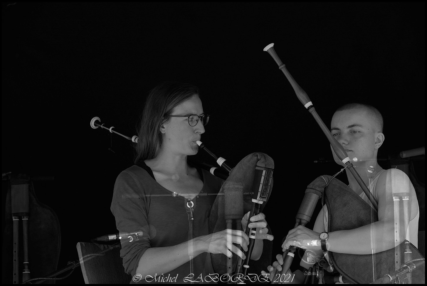 Lise et Lisa, verger le 11-07-2021