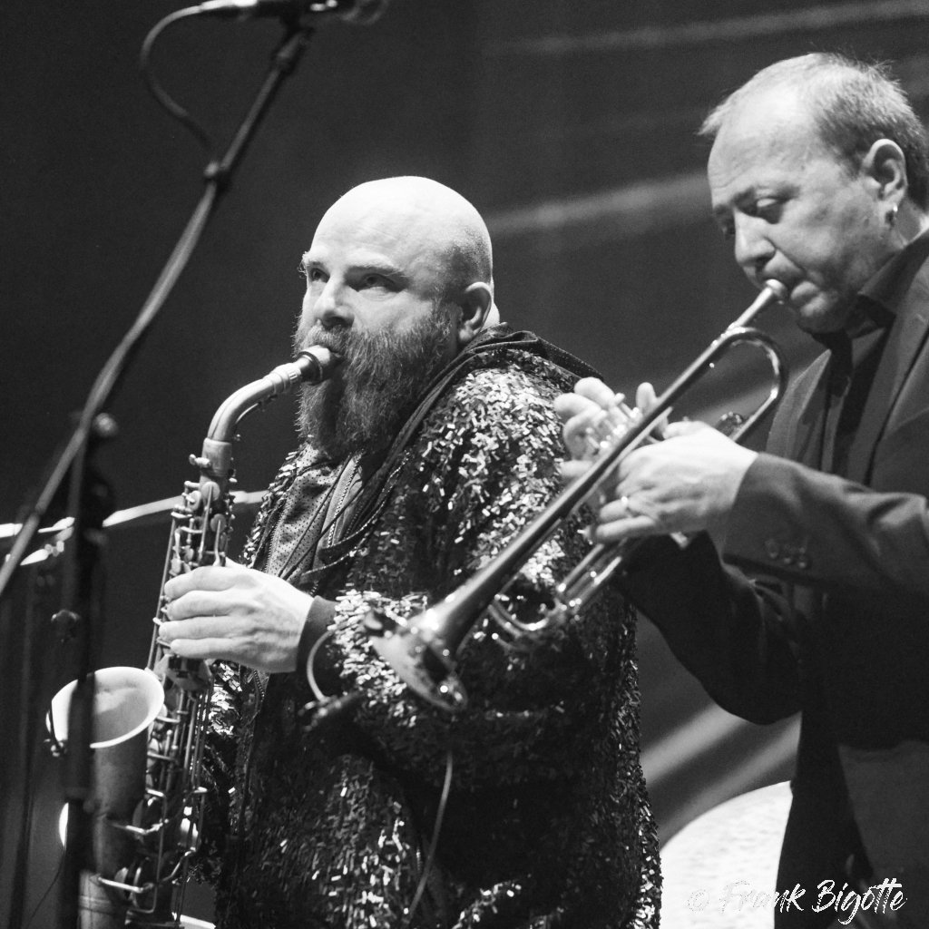 Thomas de Pourquery et Fabrice Martinez