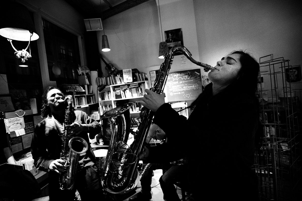 John Dikeman, Manos Barkatsas et Ornella Noulet