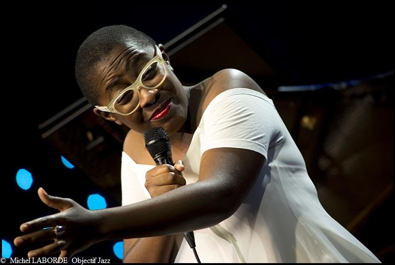 Cécile McLorin Salvant par Michel Laborde