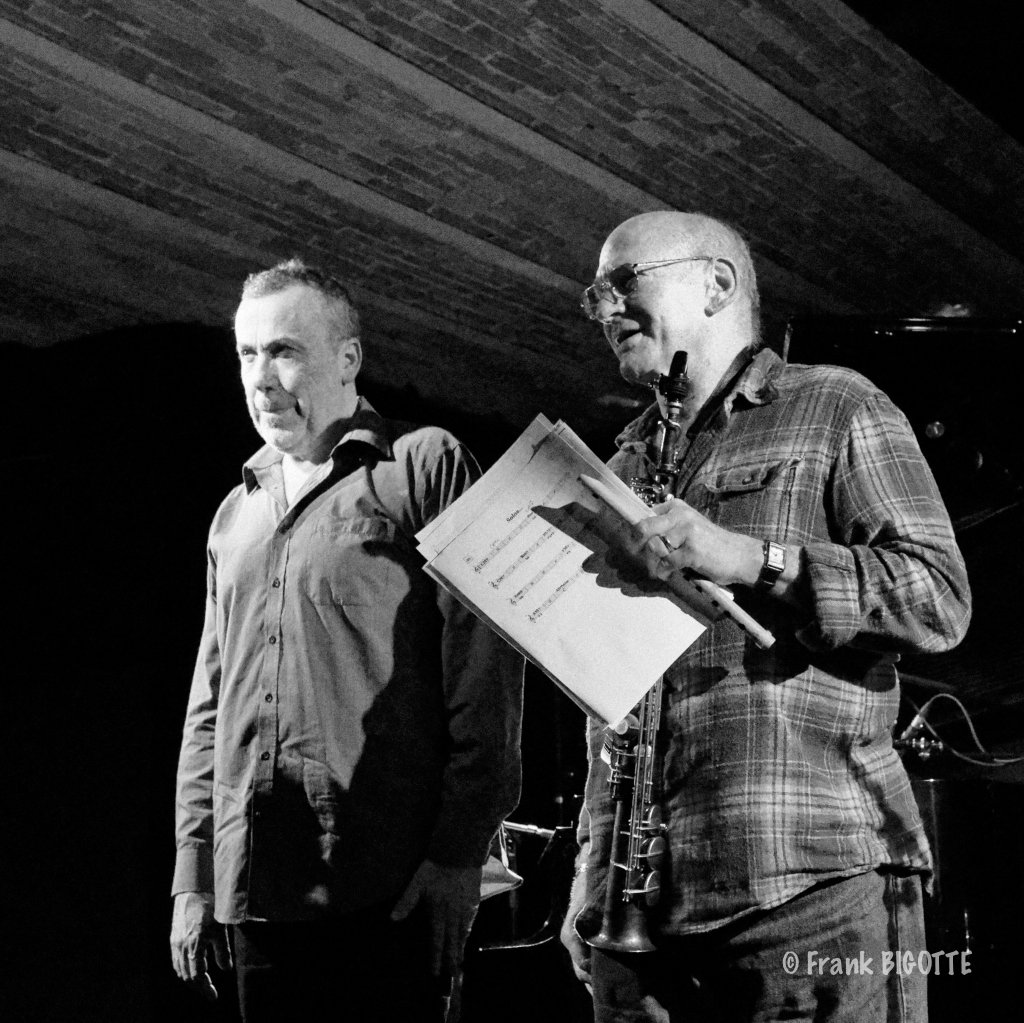 Jean-Marie Machado et Dave Liebman le 19 janvier 2014 à l'AJMI (84).