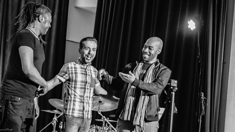 Linley Marthe, Elchin Shirinov et Eric Harland