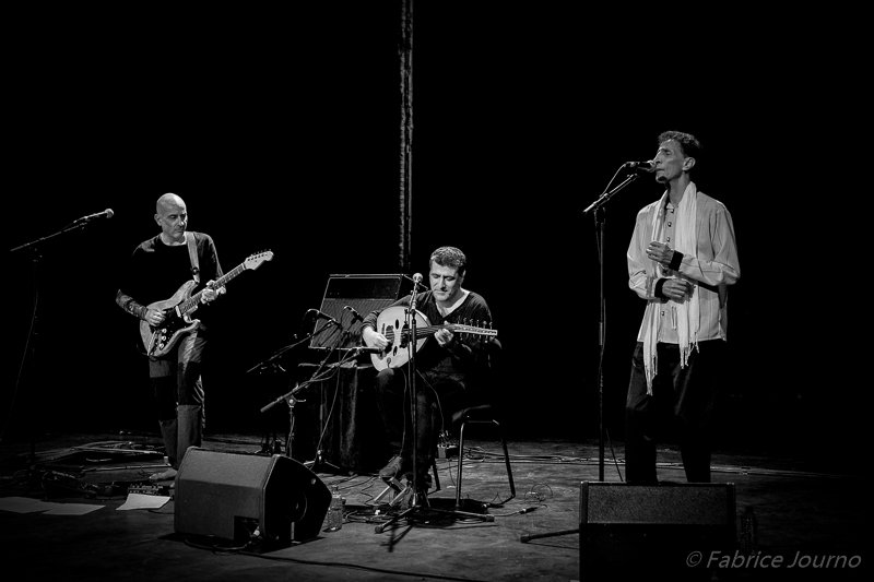 Serge Teyssot-Gay, Khaled Al-Jaramani & Taghi Akhbari
