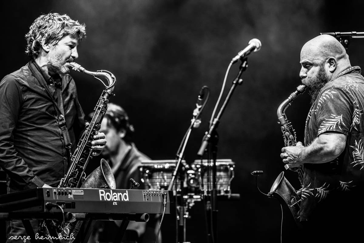 Laurent Bardainne, Thomas De Pourquery © Serge Heimlich