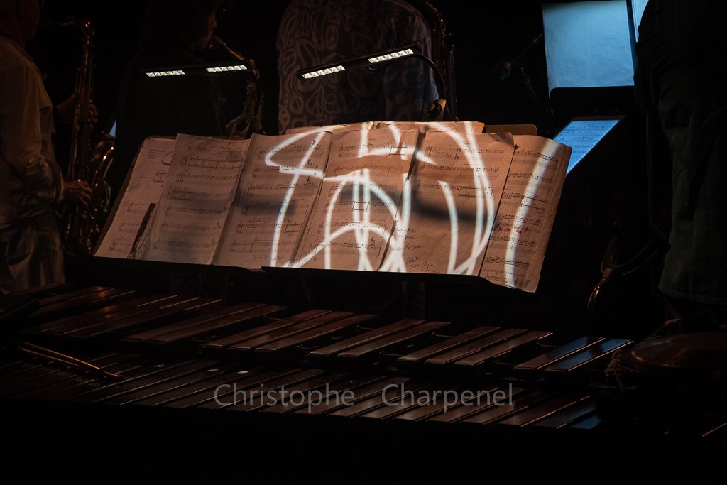 Le pupitre des percussions de François Verly