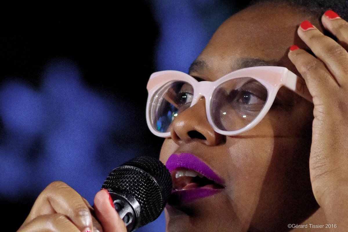Cécile McLorin Salvant par Gérard Tissier