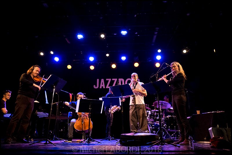 Dominique Pifarély, Valentin Ceccaldi, Mathieu Metzer, Sylvaine Hélary