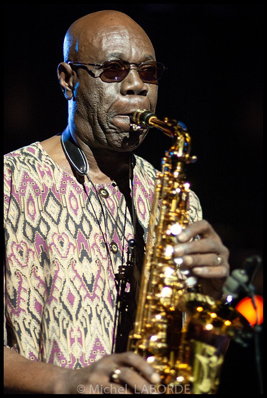 Manu Dibango aux arènes de Marciac le 04-08-2006