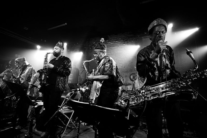 Marshall Allen, Chris Hemingway, James E. Stewart et Knoel Scott