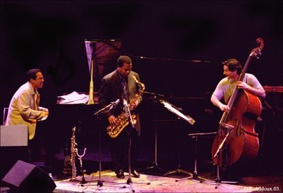Wayne Shorter, Danilo Perez, John Patitucci par Patrick Audoux
