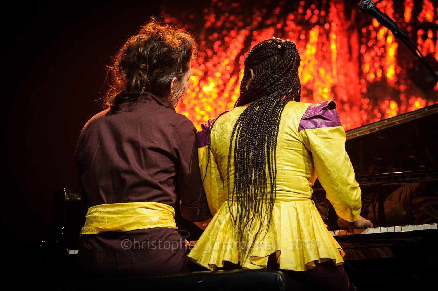 Eve Risser et Wassa Kouyaté (c) Christophe Charpenel