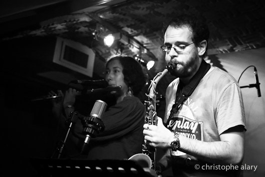 Amina Mezaache et Julien Soro