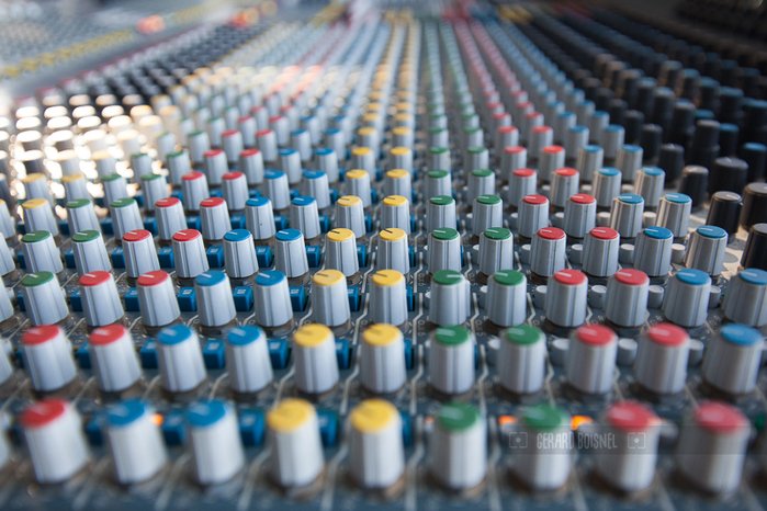 Table de mixage © Gérard Boisnel