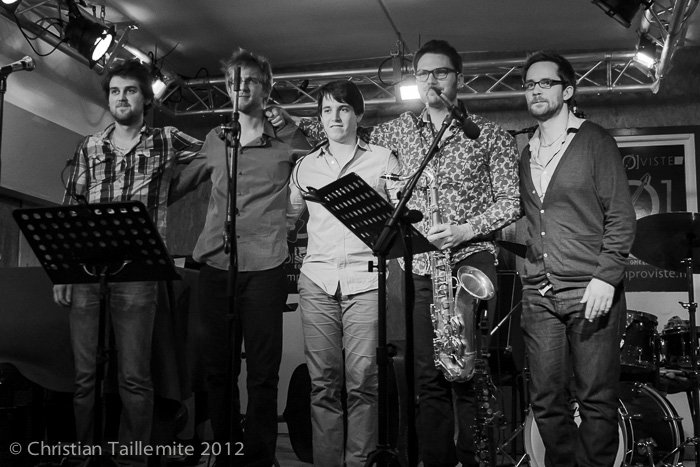 Anthony Jambon, Florent Nisse, Nicolas Charlier, Romain Cuoq, Emile Parisien