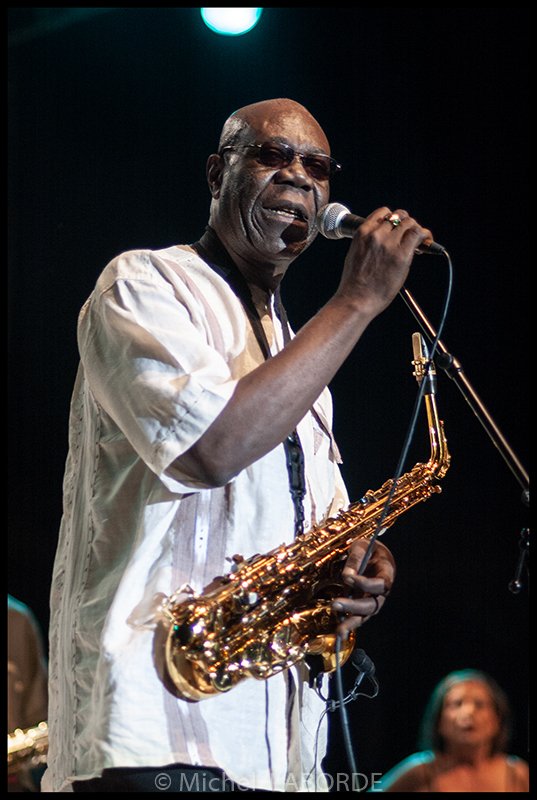 Manu Dibango aux arènes de Marciac le 13-08-2007