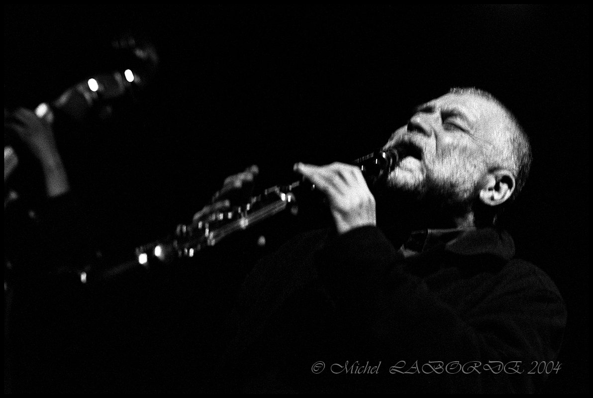 Peter Brötzmann, Un Pavé dans le Jazz 21 novembre 2004 © Michel Laborde