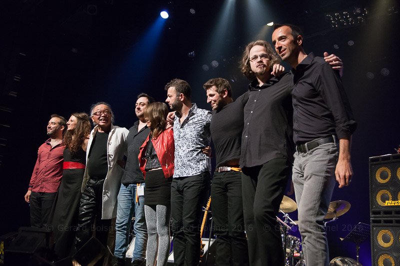 Illya Amar, Leila Martial, Nguyên Lê, Romain Labaye, Céline Bonacina, Daniel (…)