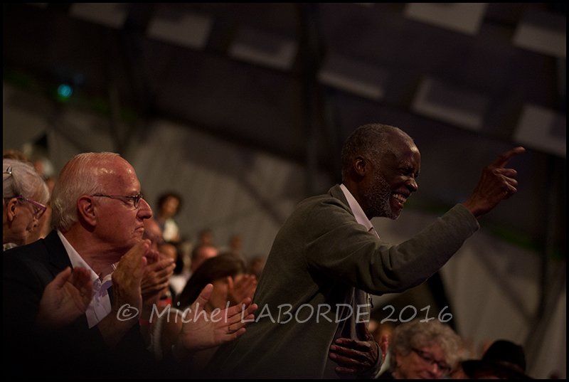 Jean-Louis Guilhaumon, Ahmad Jamal à la fin du concert...