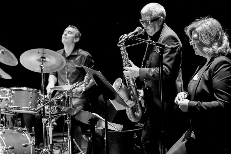 Christophe Marguet, Andy Sheppard et Delphine Lanson