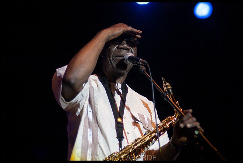Manu Dibango aux arènes de Marciac le 13-08-2007