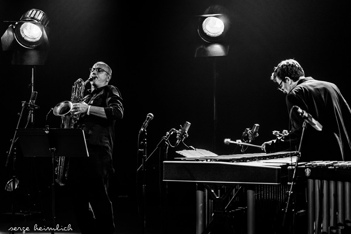 François Corneloup et Franck Tortiller © Serge Heimlich