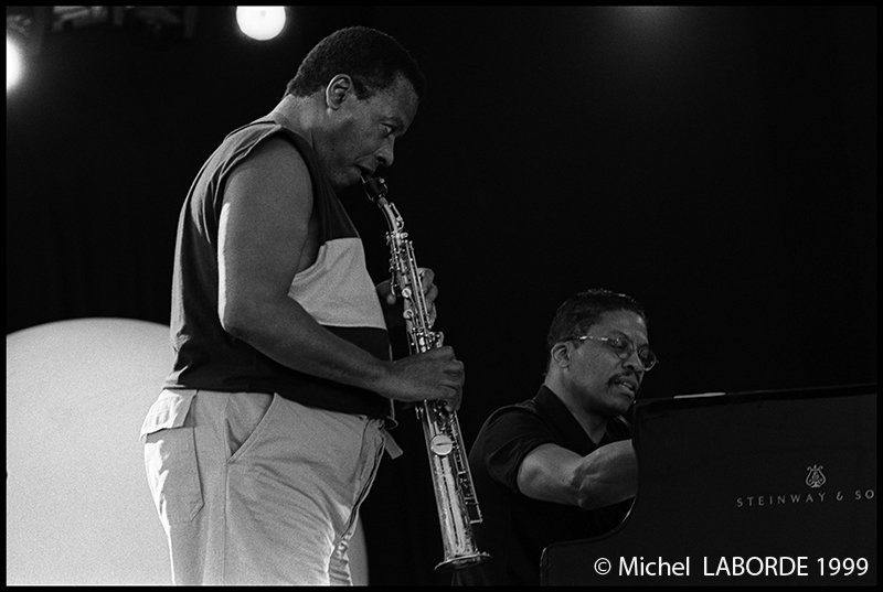 Wayne Shorter, Herbie Hancock, chapiteau Marciac le 09 août 1999