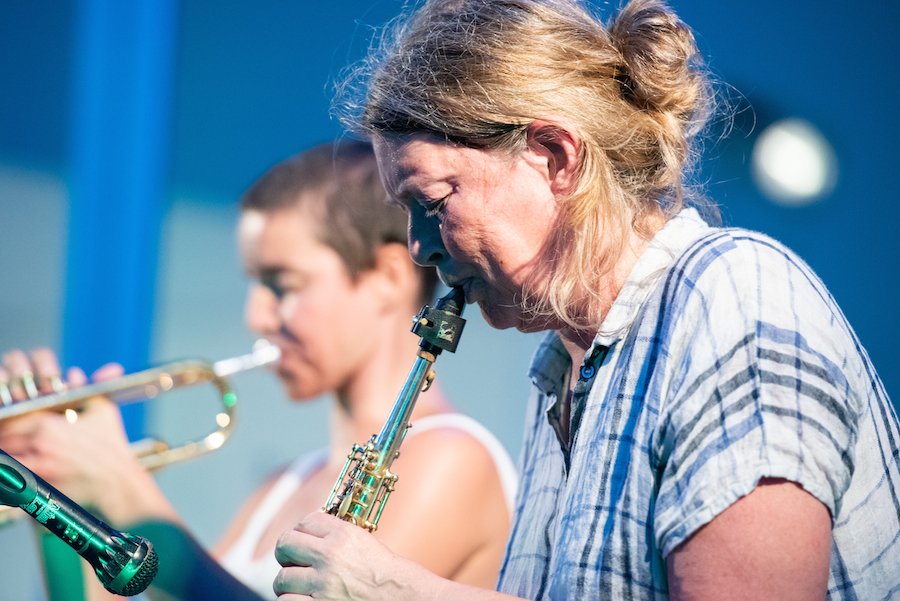 Susana Santos Silva et Lotte Anker. Südtirol Jazz Festival, 2019 © Francesco (…)