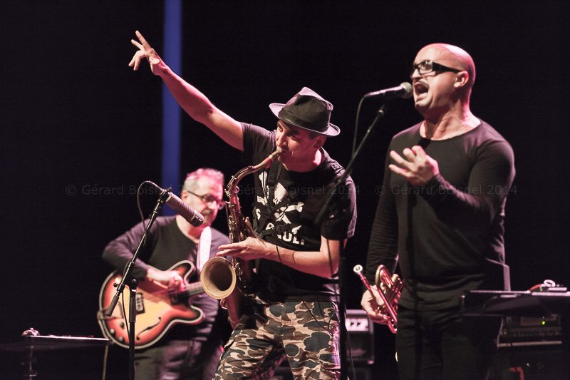 Danilo Gallo, Francesco Bearzatti, Giovanni Falzone.