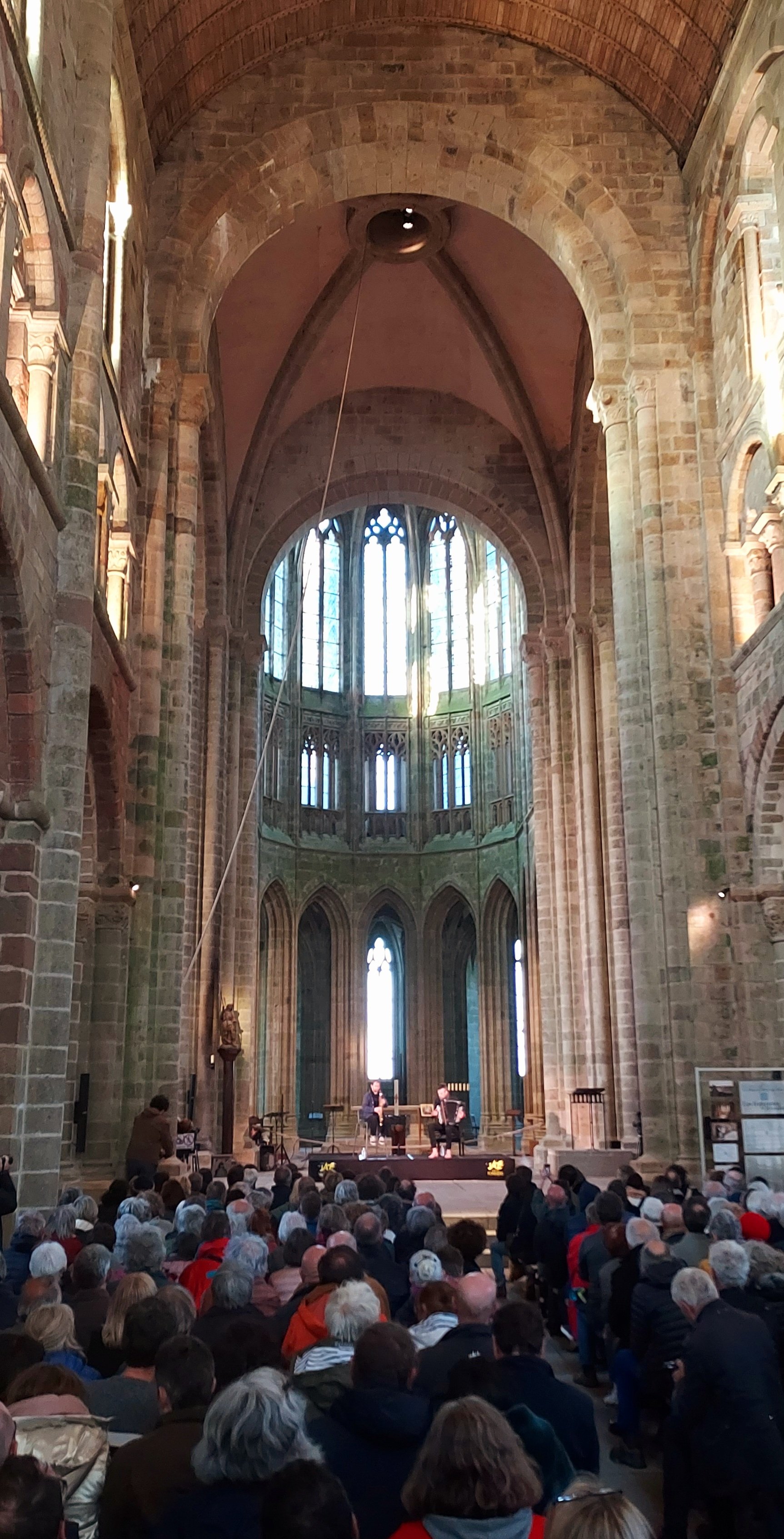 Abbaye du Mont Saint Michel, Emile Parisien & Vincent Peirani (c) Anne Yven