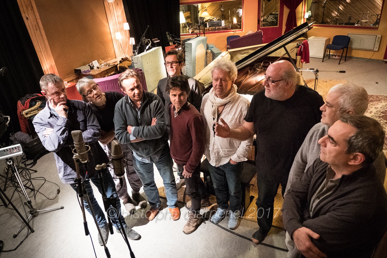 Séance de prise des voix (2017, Studio La buissonne) © Christophe Charpenel