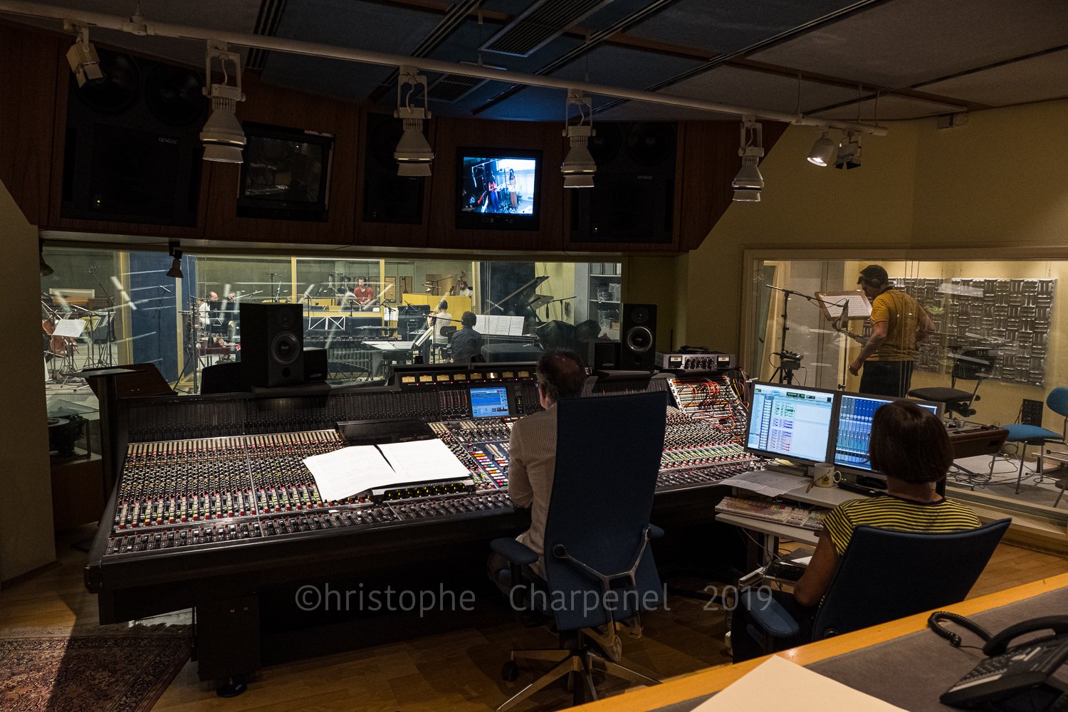La régie du studio Bauer