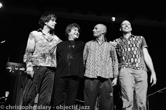 Trio impro Sclavis, Perraud et Poulsen et Dgiz en invité