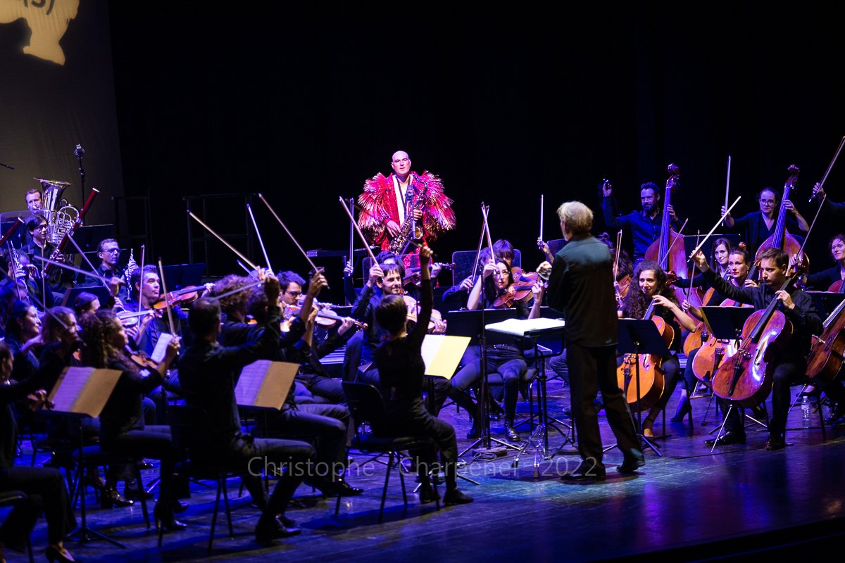 Lionel Martin et Daniel Kawka dirigeant l'orchestre OSE !