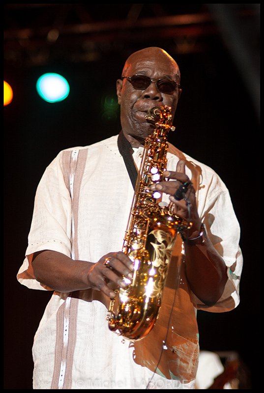 Manu Dibango aux arènes de Marciac le 13-08-2007