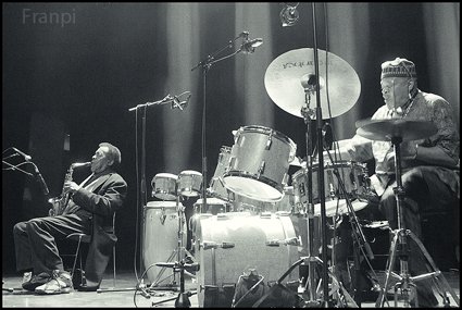 S. Simmons & F. Don Moye © Franpi Barriaux