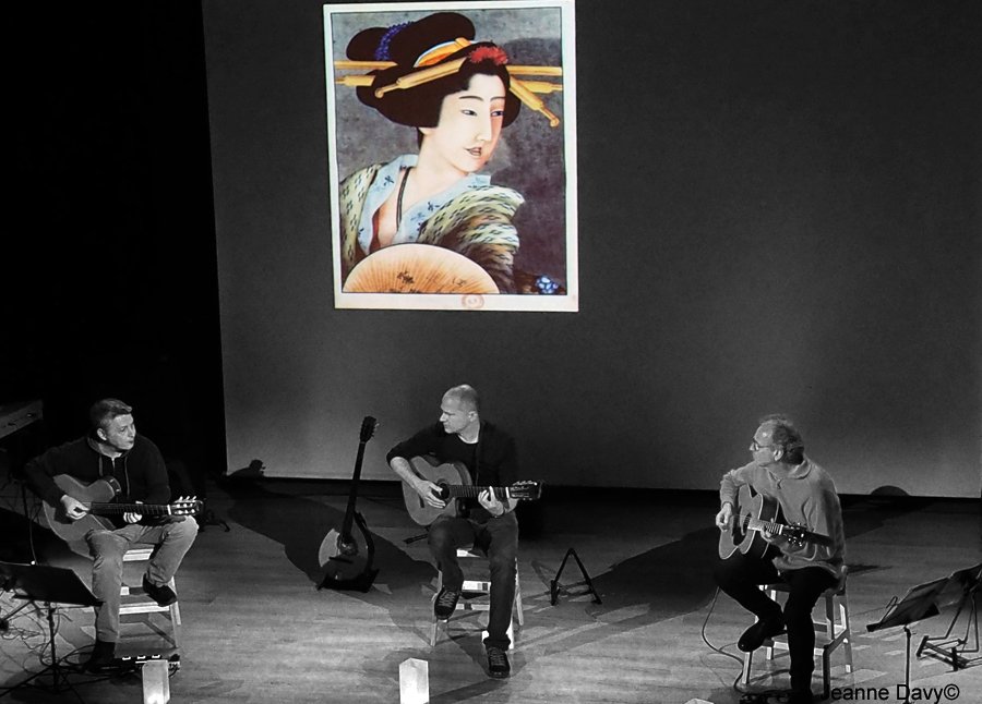 Hokusaï trio : Jean-Marie Frédéric, Olivier Roman-Garcia, Gérard Pansanel
