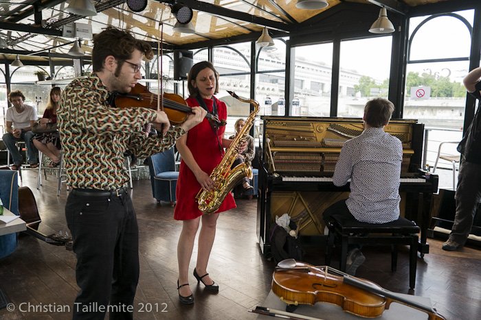 Théo Ceccaldi, Alexandra Grimal et Roberto Negro