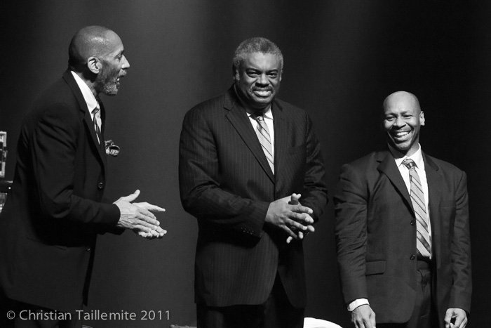 Ron Carter, Mulgrew Miller et Kevin Eubanks (novembre 2011)