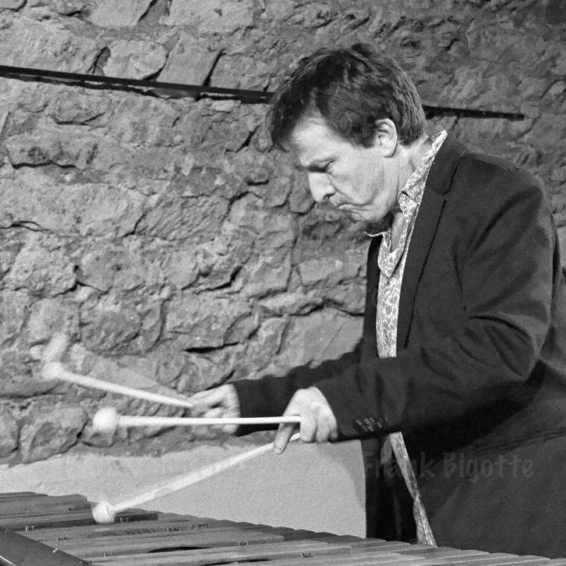 Franck Tortiller (vibraphone, marimba ) en duo avec François Corneloup
