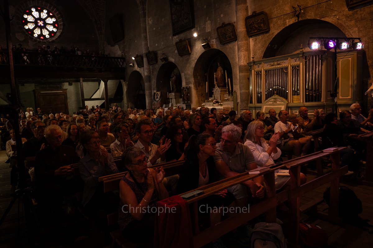 dans l'église de Monêtier-les-Bains